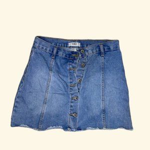 Forever 21 Button Up Denim Skirt